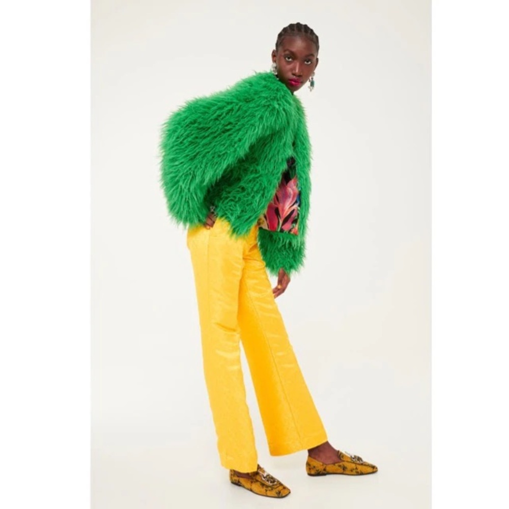 Iris Apfel  x H&M Collab Yellow Trousers